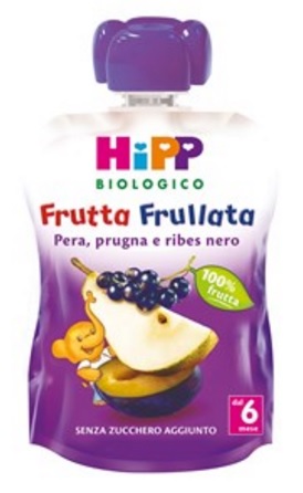 HIPP BIO FRUTTA FRULLATA PERA PRUGNA RIBES 90 G - Doctor Vinz