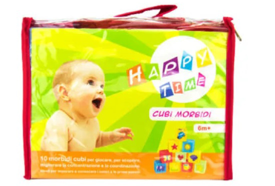 FIOCCHI DI RISO HAPPY TIME CUBI MORBIDI 6M+ - Doctor Vinz