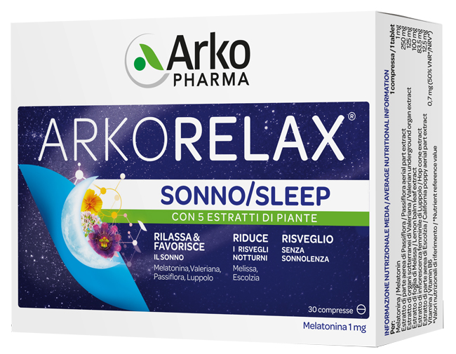 ARKORELAX SONNO 30 COMPRESSE - Doctor Vinz