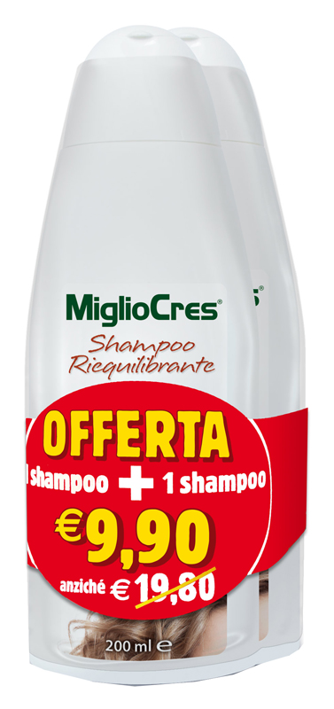 MIGLIOCRES SHAMPOO RIEQUILIBRANTE BIPACK 200 ML - Doctor Vinz