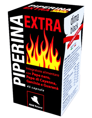 PIPERINA EXTRA DIMA BLACK 45 CAPSULE - Doctor Vinz