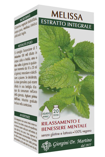 MELISSA ESTRATTO INTEGRALE 200 ML - Doctor Vinz