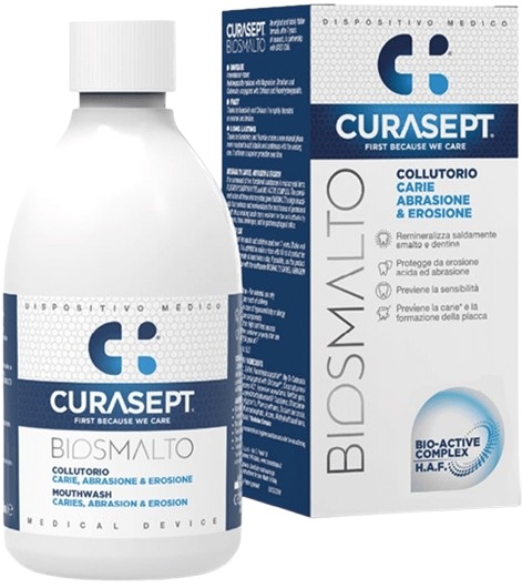 CURASEPT BIOSMALTO COLLUTORIO CARIE ABRASIONE&EROSIONE 300 ML - Doctor Vinz