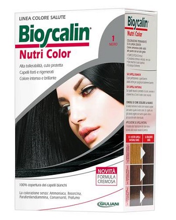 BIOSCALIN NUTRI COLOR 1 NERO SINCROB 124 ML - Doctor Vinz