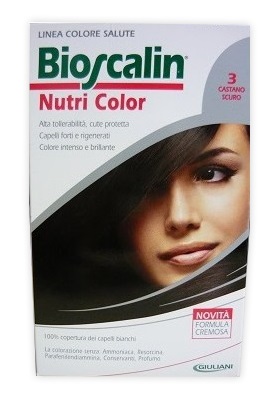 BIOSCALIN NUTRI COLOR 3 CASTANO SCURO SINCROB 124 ML - Doctor Vinz