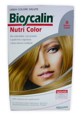 BIOSCALIN NUTRI COLOR 8 BIONDO CHIARO SINCROB 124 ML - Doctor Vinz