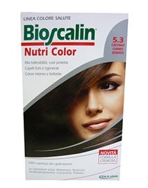 BIOSCALIN NUTRI COLOR 5,3 CASTANO CHIARO DORATO SINCROB 124 ML - Doctor Vinz
