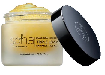 SOHA MASCHERA LUMINOSITA' TRIPLE LEMON TUTTI I TIPI DI PELLE 50 ML - Doctor Vinz