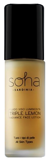 SOHA FLUIDO VISO LUMINOSITA' TRIPLE LEMON TUTTI I TIPI DI PELLE 30 ML - Doctor Vinz
