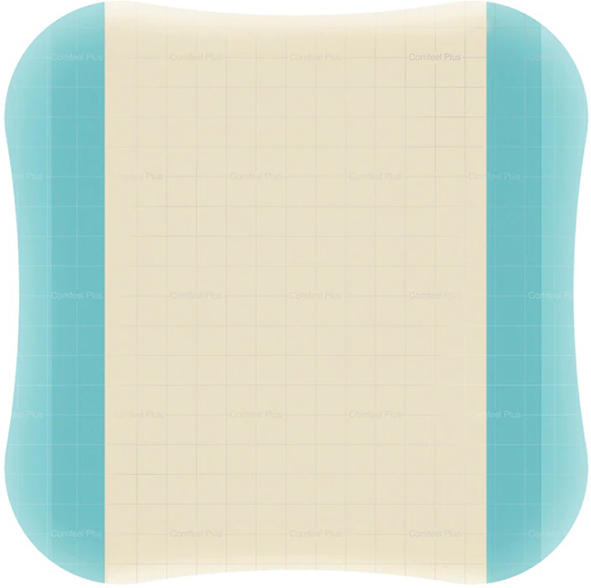 MEDICAZIONE SPECIALE ATTIVA CON IDROCOLLOIDE CON BORDI SMUSSATI COMFEEL PLUS 10X10 CM 10 PEZZI - Doctor Vinz