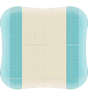 MEDICAZIONE SPECIALE ATTIVA CON IDROCOLLOIDE CON BORDI SMUSSATI COMFEEL PLUS 20X20 CM 5 PEZZI - Doctor Vinz