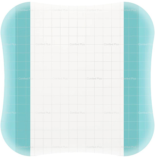 MEDICAZIONE SPECIALE ATTIVA TRASPARENTE CON IDROCOLLOIDE COMFEEL PLUS 20X20 CM 5 PEZZI - Doctor Vinz