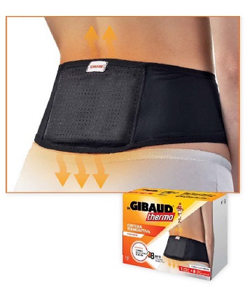 GIBAUD CINTURA TERMOATTIVA  RIUTILIZZABILE + 8 CEROTTI AUTORISCALDANTI - Doctor Vinz