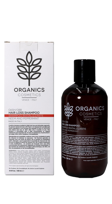 ORGANICS PHARM HAIR LOSS SHAMPOO NEEM OIL AND PEPPERMINT 250 ML - Doctor Vinz