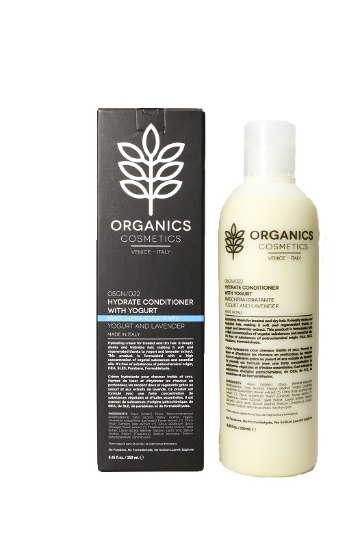ORGANICS COSMETICS HYDRATE CONDITIONER WITH YOGURT AND LAVENDER 250 ML - Doctor Vinz
