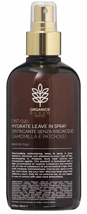 ORGANICS COSMETICS HYDRATE LEAVE IN SPRAY CHAMOMILE AND PATCHOULI 250 ML - Doctor Vinz