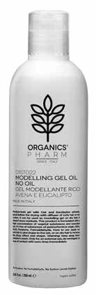 ORGANICS PHARM MODELLING GEL OIL NON OIL OAT AND EUCALYPTUS 250 ML - Doctor Vinz