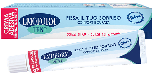 EMOFORM DENT CREMA ADESIVA PER PROTESI DENTALI 45 G PROMOZIONE - Doctor Vinz