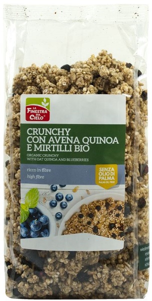 CRUNCHY CON AVENA QUINOA E MIRTILLI - Doctor Vinz