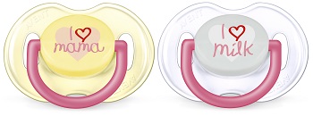 SUCCHIETTO LOVE 0-6 MESI FEMMINA 2 PEZZI - Doctor Vinz