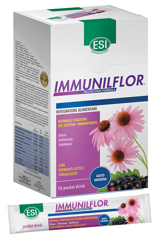 ESI IMMUNILFLOR 16 POCKET DRINK X 20 ML - Doctor Vinz