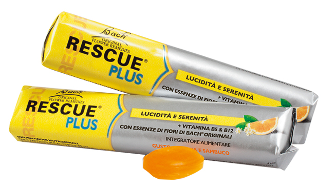 RESCUE ORIGINAL PLUS 10 CONFETTI AROMA ARANCIA E SAMBUCO - Doctor Vinz