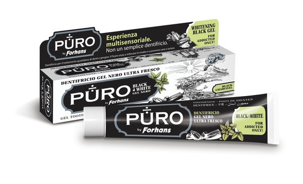 DENTIFRICIO FORHANS GEL BLACK4WHITE - Doctor Vinz