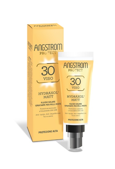 ANGSTROM PROTECT HYDRAXOL MATT FLUIDO SOLARE PROTEZIONE 30 PELLI MISTE 40 ML - Doctor Vinz