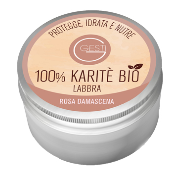 GESTI 100% KARITE' BIO 10 ML ROSA DAMASCENA LABBRA - Doctor Vinz