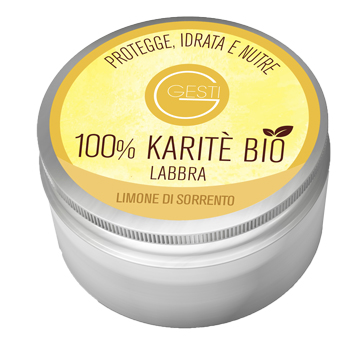 GESTI 100% KARITE' BIO 10 ML LIMONE DI SORRENTO LABBRA - Doctor Vinz