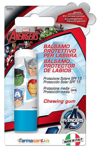 FARMASANKIDS BALSAMO LABBRA AVENGERS SPF15 - Doctor Vinz