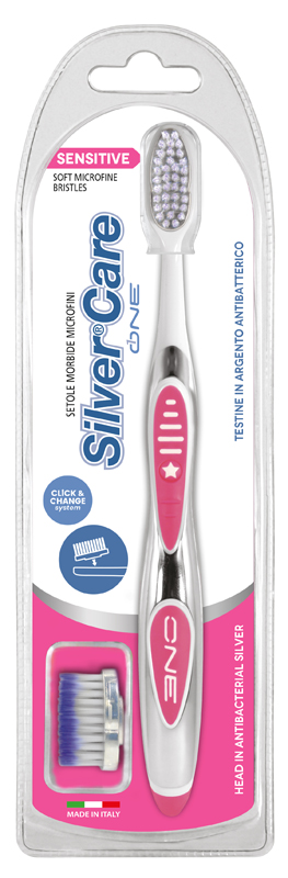 SILVERCARE SPAZZOLINO SC ONE SENSITIVE + RICARICA - Doctor Vinz