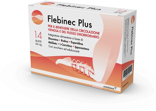 FLEBINEC PLUS - INTEGRATORE ALIMENTARE - 14 BUSTINE  - Doctor Vinz