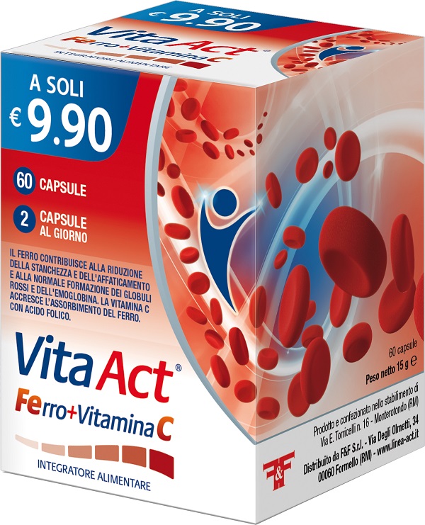 FERRO + VITAMINA C ACT 60 CAPSULE - Doctor Vinz