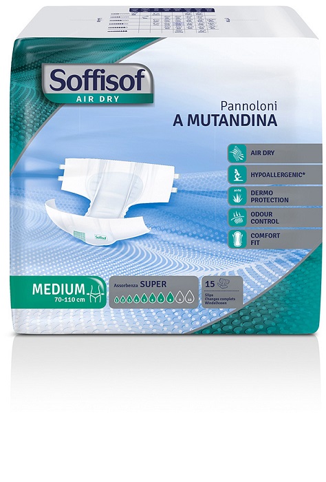 SOFFISOF AIR DRY PANNOLINO MUTANDA ALI MEDIUM SUPER 8 GOCCE - Doctor Vinz