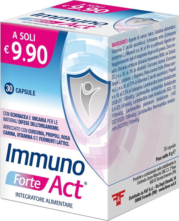 IMMUNO ACT FORTE 30 CAPSULE - Doctor Vinz