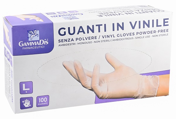 GUANTI VINILE SENZA POLVERE LARGE 100 PEZZI - Doctor Vinz