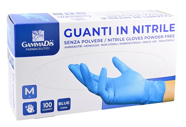 GUANTI NITRILE SENZA POLVERE MEDIUM 100 PEZZI - Doctor Vinz