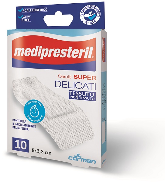 MEDIPRESTERIL CEROTTI DELICATI SUPER 8 X 3,8 10 PEZZI - Doctor Vinz