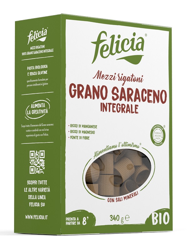 FELICIA BIO SARACENO MEZZI RIGATONI 340 G - Doctor Vinz