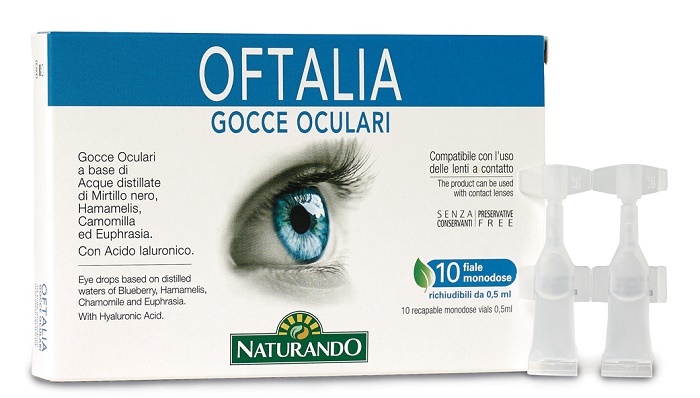 OFTALIA GOCCE OCULARI MONODOSE 2 STRIP DA 5 FIALE DA 0,5 ML - Doctor Vinz