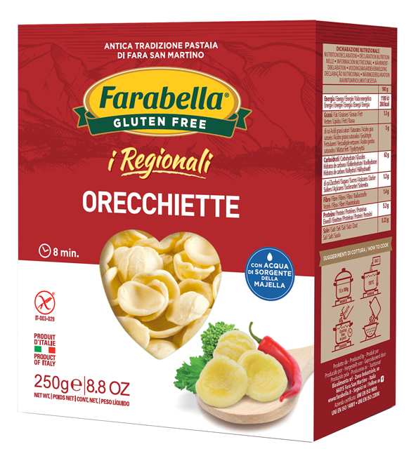 FARABELLA ORECCHIETTE I REGIONALI PASTA FRESCA STABILIZZATA 250 G - Doctor Vinz