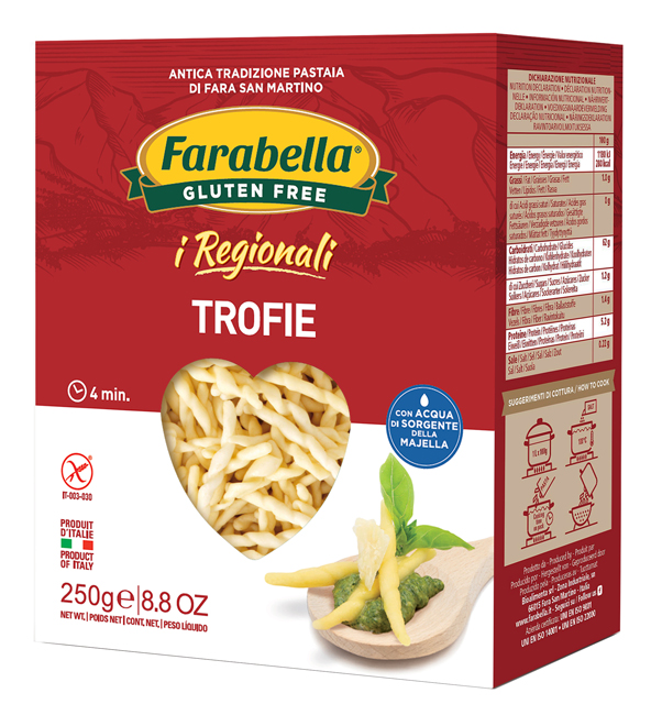 FARABELLA TROFIE I REGIONALI PASTA FRESCA STABILIZZATA 250 G - Doctor Vinz