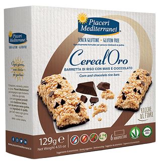 PIACERI MEDITERRANEI BARRETTA DI RISO CON MAIS E CIOCCOLATO 129 G - Doctor Vinz
