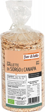 GALLETTE SORGO E CANAPA 120 G - Doctor Vinz