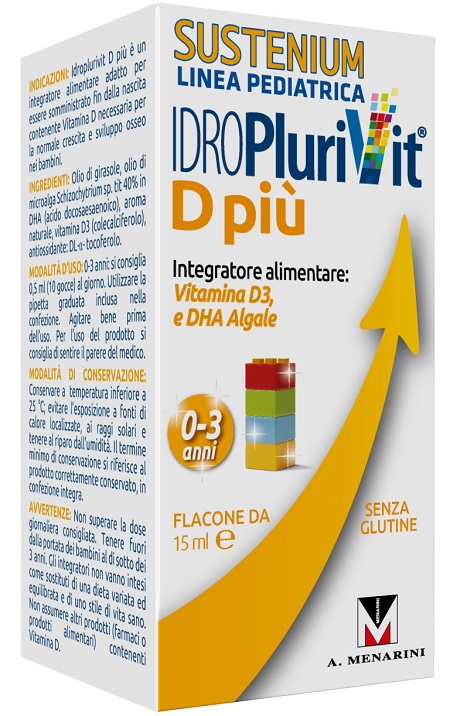 IDROPLURIVIT D+ SUSTENIUM 15 ML - Doctor Vinz