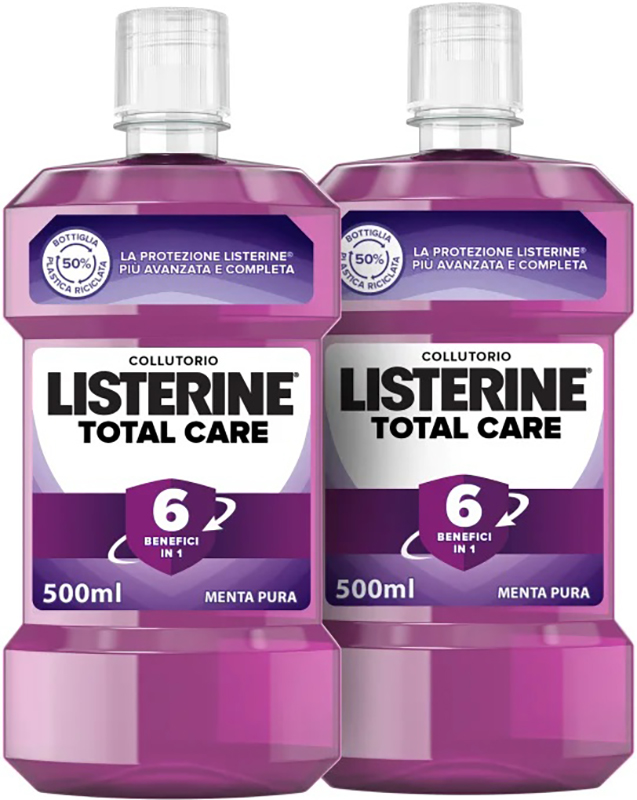 LISTERINE TOTAL CARE ZERO 2 PEZZI 500 ML - Doctor Vinz