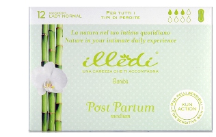 ILLEDI ASSORBENTI LADY NORMAL SENZA ALI POST PARTO PER TUTTI I TIPI DI PERDITE MEDIUM 12 PEZZI - Doctor Vinz