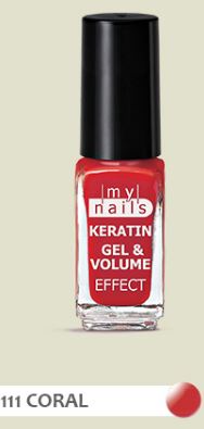 MY NAILS KERATIN GEL&VOLUME 111 CORAL 5 ML - Doctor Vinz