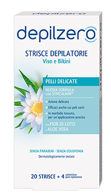 DEPILZERO STRISCE VISO E BIKINI 20 PEZZI - Doctor Vinz